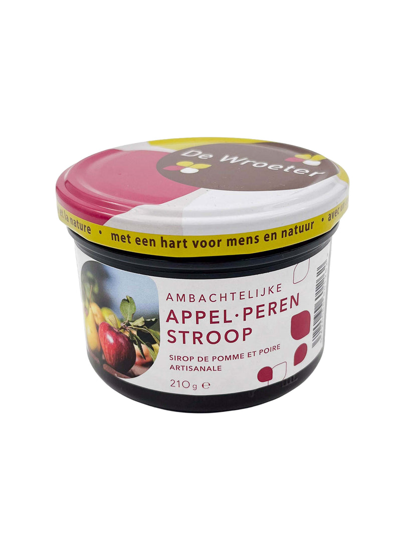 Studiofoto appel peren stroop, geproduceerd door De Wroeter