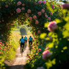 Provincie Limburg fietsen door de rozen