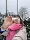 Nutty Kiss in de sneeuw