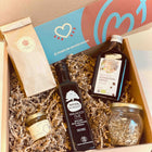 Samenstelling geschenkdoos met leuke producten