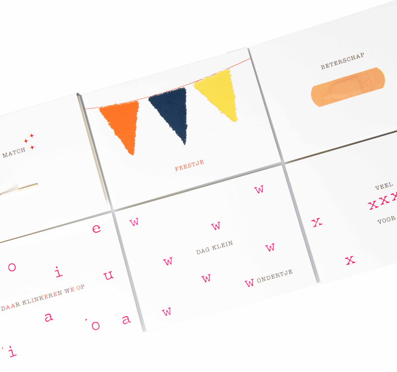 Studiofoto wenskaarten 