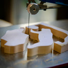 Close up houvast uitsnijden