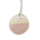 Kerstbal met roze glazuur