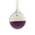 Kerstbal met purpur glazuur