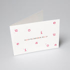 Wenskaart daar klinken we op